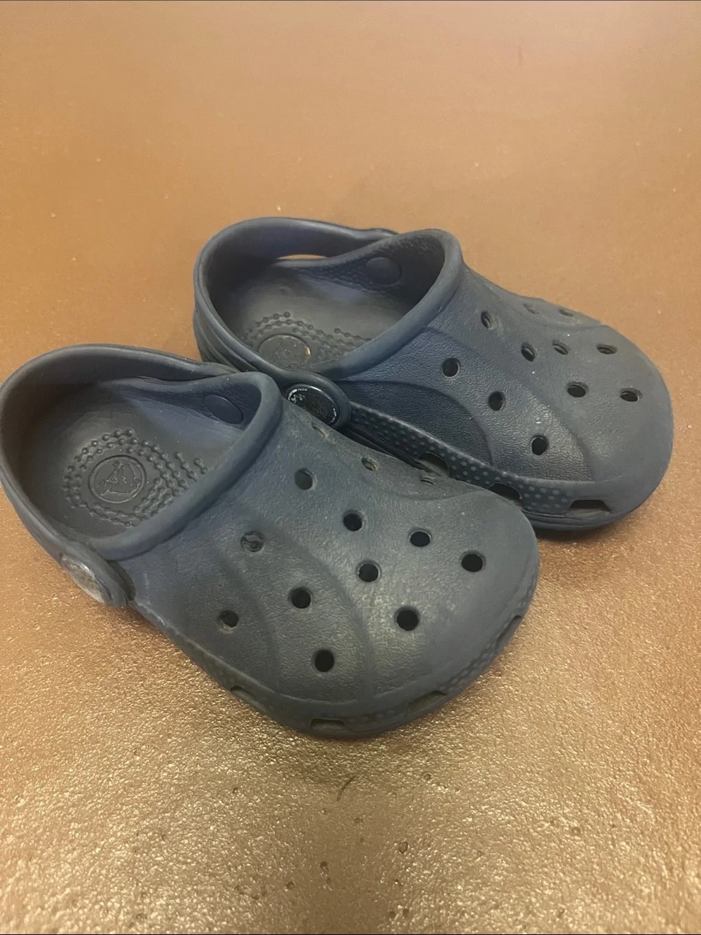 Toddler Crocs Navy Blue